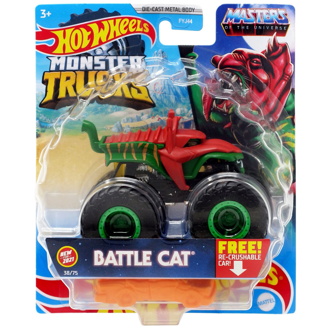 Hot Wheels Monster Truck Masters Of The Universe Battle Cat