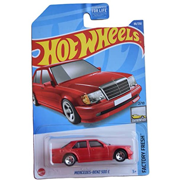 Hot Wheels Mercedes-Benz 500E Red Factory Fresh 2/10 86/250