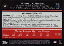Load image into Gallery viewer, 2009 Bowman Chrome Miguel Cabrera #18 Detroit Tigers
