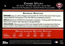 Load image into Gallery viewer, 2009 Bowman Chrome Chase Utley #4 Philadelphia Phillies
