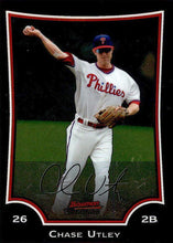 Load image into Gallery viewer, 2009 Bowman Chrome Chase Utley #4 Philadelphia Phillies
