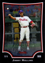 Load image into Gallery viewer, 2009 Bowman Chrome Jimmy Rollins #6 Philadelphia Phillies
