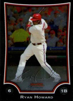 2009 Bowman Chrome Ryan Howard #14 Philadelphia Phillies