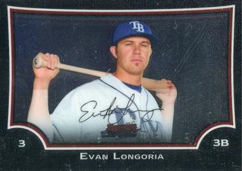 2009 Bowman Chrome Evan Longoria #68 Tampa Bay Rays