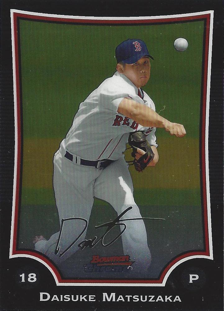 2009 Bowman Chrome Daisuke Matsuzaka #69 Boston Red Sox