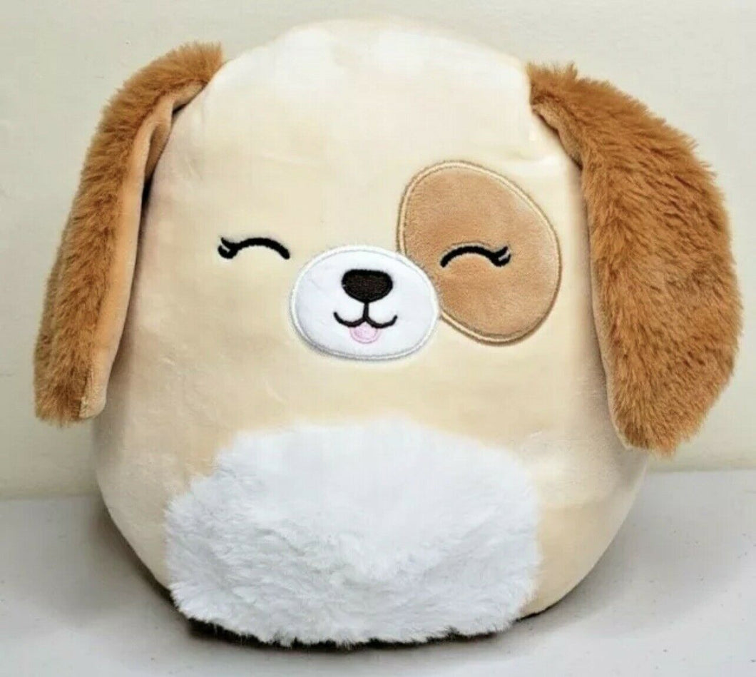 Squishmallows Harris the Tan Dog with Fluffy Ears and Belly 11