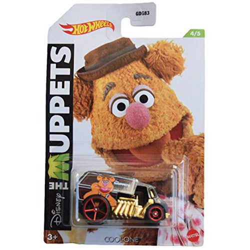 Hot Wheels Disney The Muppet Cool-One Fozzy Bear - walk-of-famesports