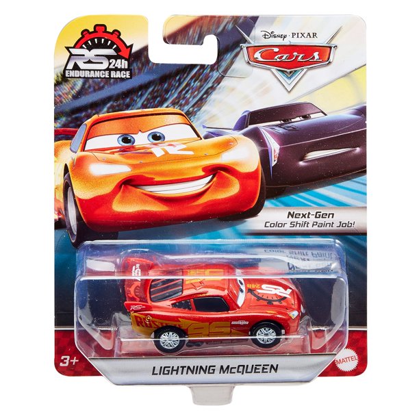Disney Pixar Cars Rust-Eze Speedway Next Gen 24-Hr Endurance Race Lightning McQueen Vehicle