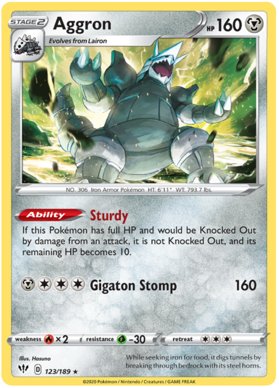 Sword and Shield Darkness Ablaze 123  Aggron