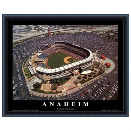 Los Angeles Angels Stadium Poster Print Framed 8x10