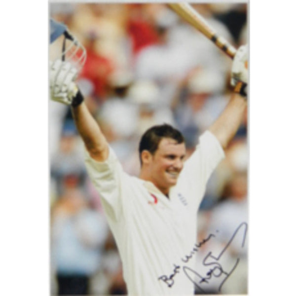 Andrew Strauss Matted Signed Autographed 8x10