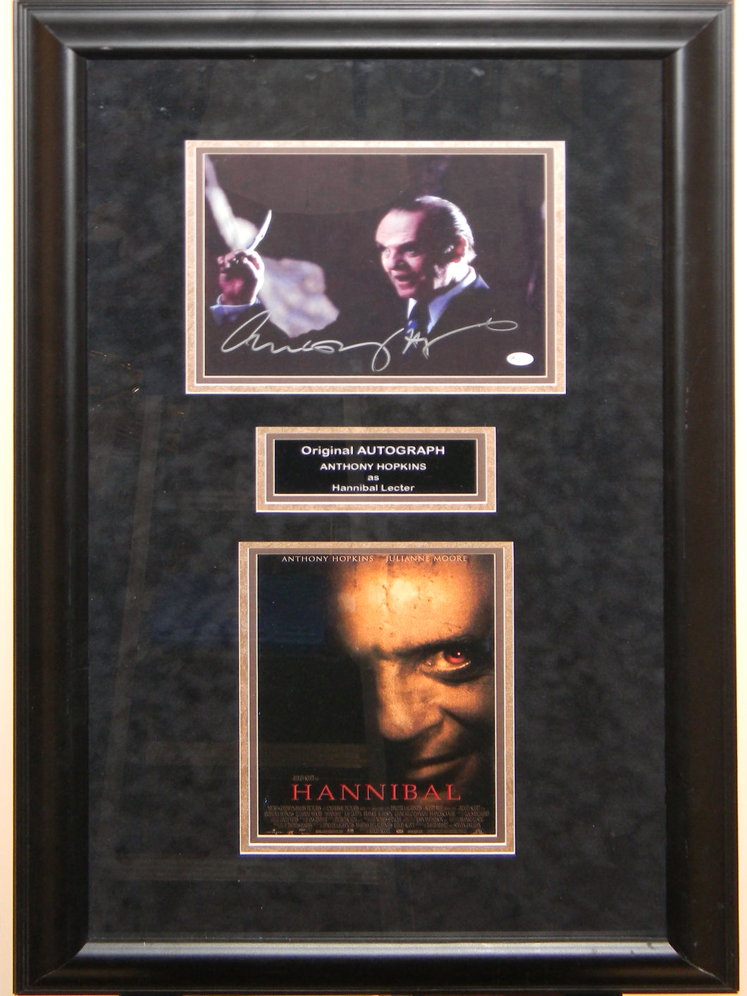 Anthony Hopkins Signed Autographed 8x10 Framed in Hannibal