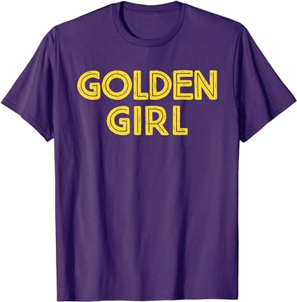 The Golden Girl Purple Color Size XL