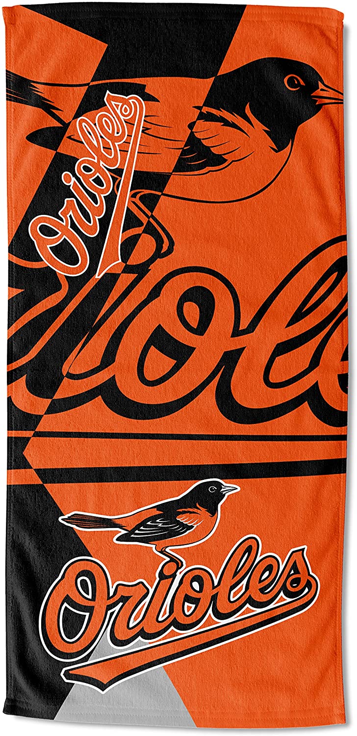 Baltimore Orioles Puzzle Oversized Absorbent Beach Towel 34