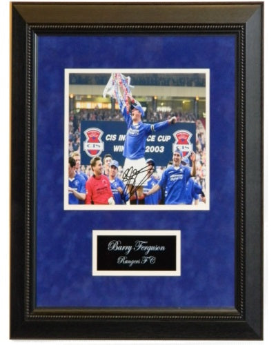 Barry Ferguson Signed Autographed 8x10 Framed