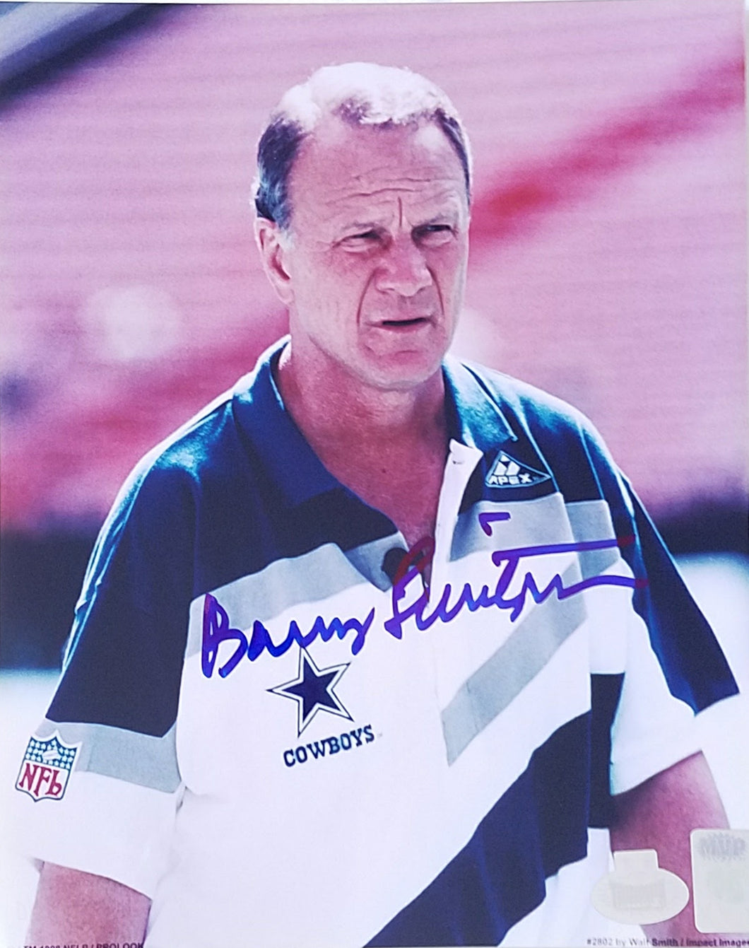 Barry Switzer  Signed Autographed 8x10