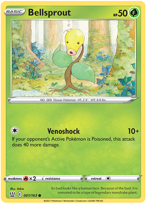 Sword and Shield Battle Styles 001  Bellsprout