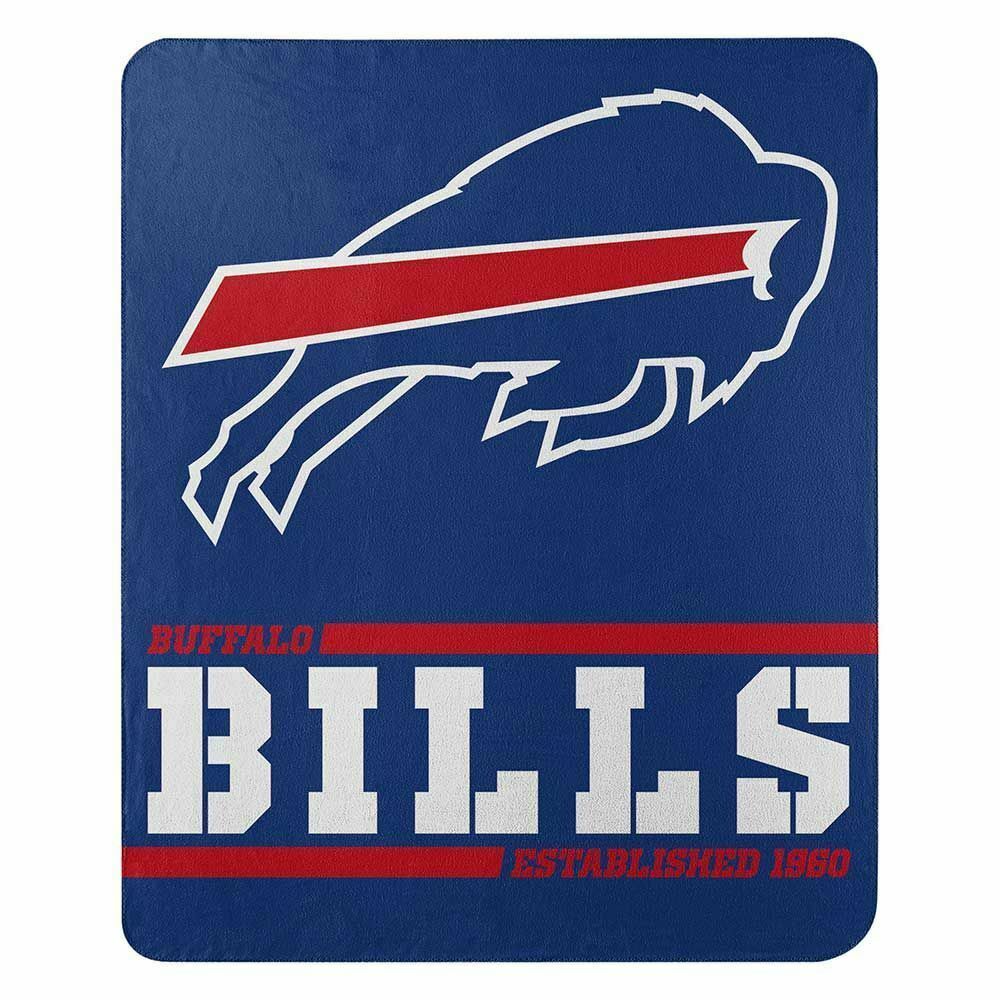 Buffalo Bills NFL Split Wide Fleece Blanket 50