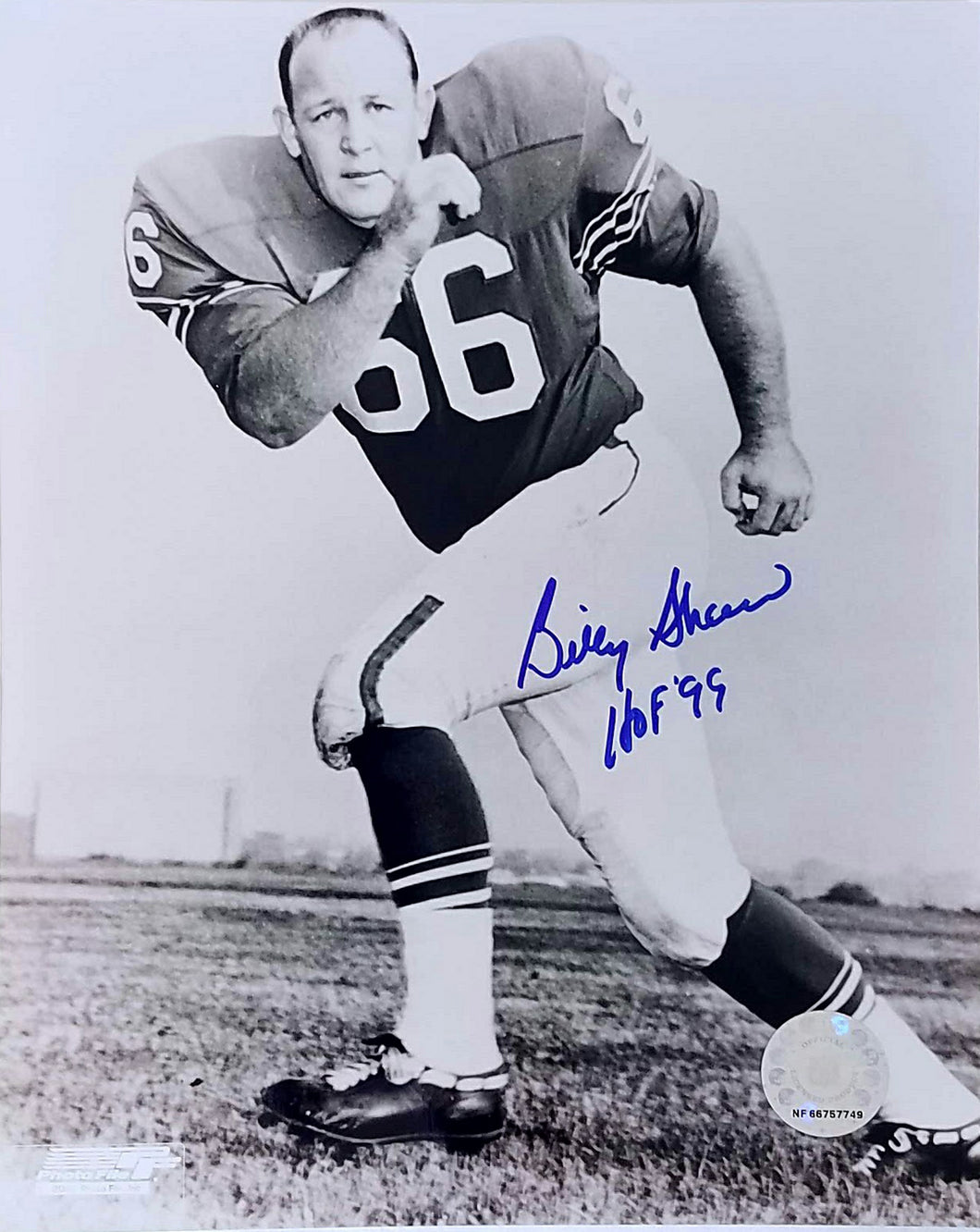 Billy Shaw Signed Autographed 8x10