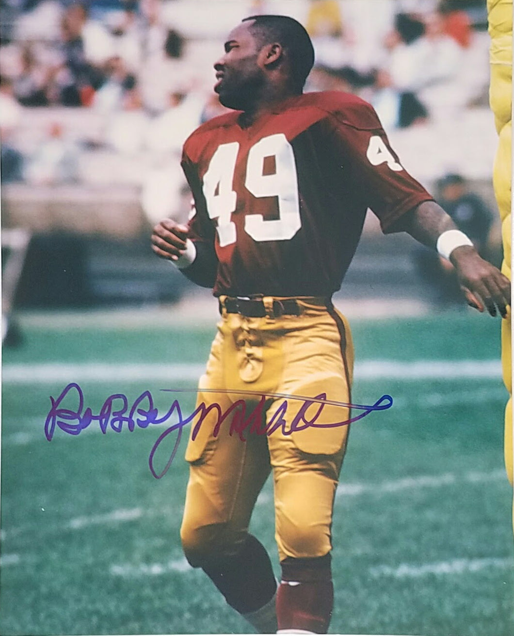 Bobby Mitchell  Signed Autographed 8x10