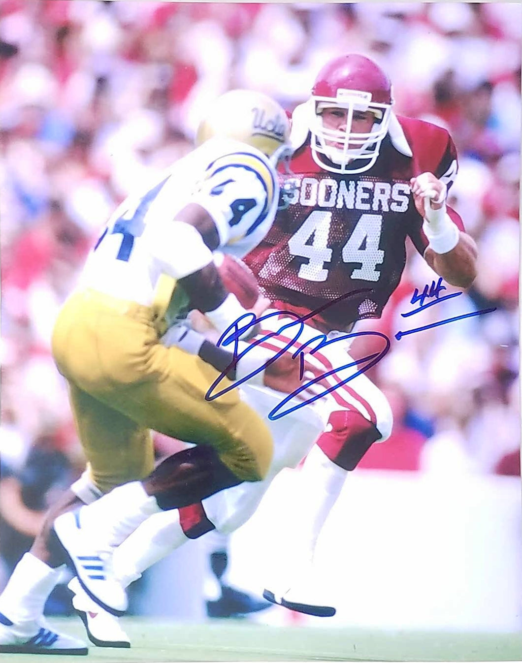 Brian Bosworth Loose Autographed 8