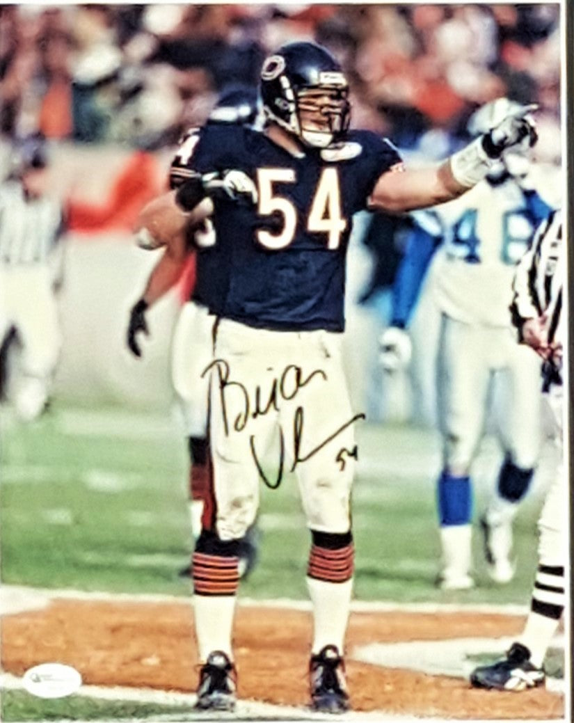 Brian Urlacher Signed Autographed 8x10 Framed After Play
