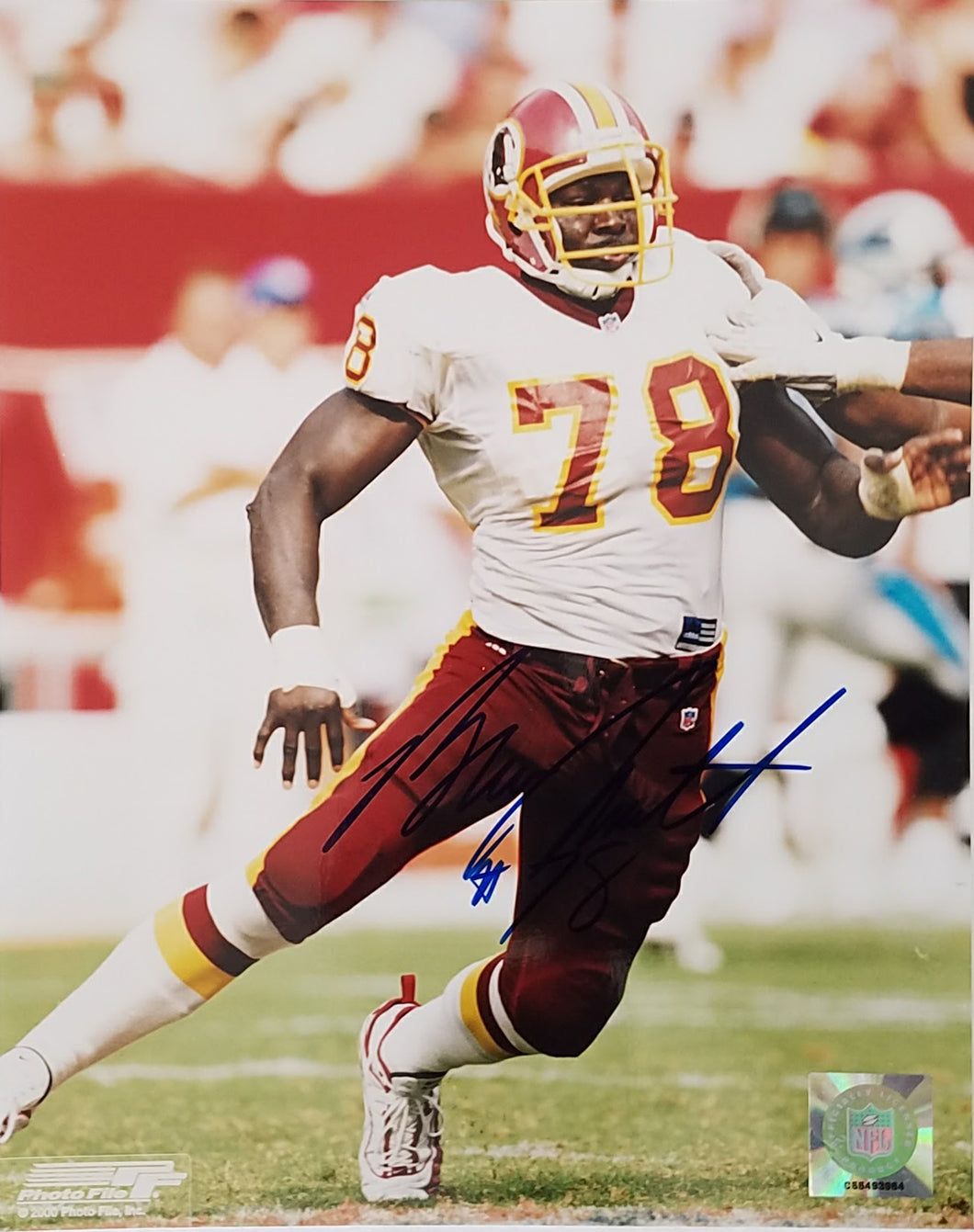 Bruce Smith  Signed Autographed 8x10