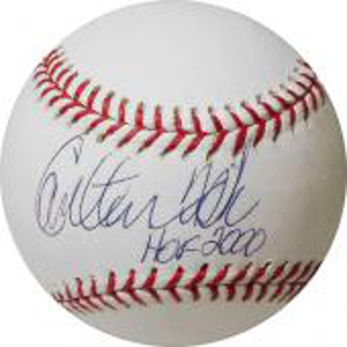 Carlton Fisk Signed Autographed Baseball Inscribed HOF 2000