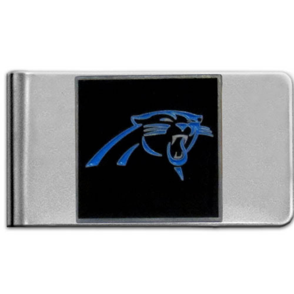 Carolina Panthers Stainless Steel Money Clip