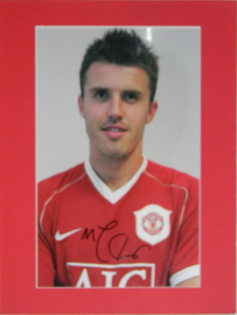 Michael Carrick Signed Autographed 8x10 Matted