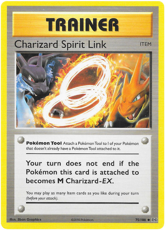 XY Evolutions 075  Charizard Spirit Link