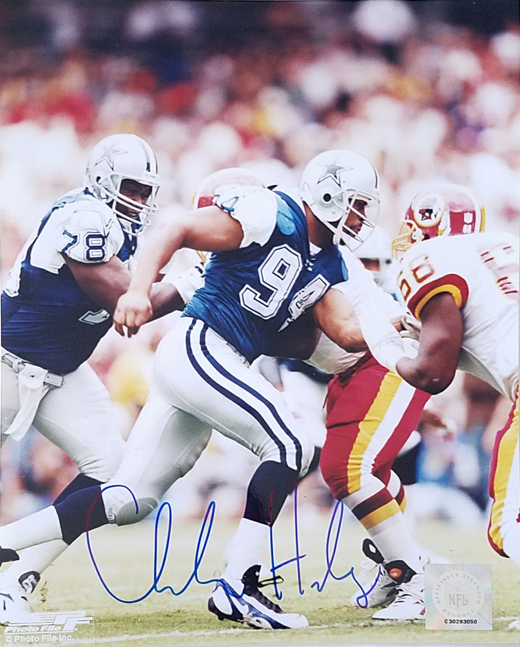 Charles Haley  Signed Autographed 8x10