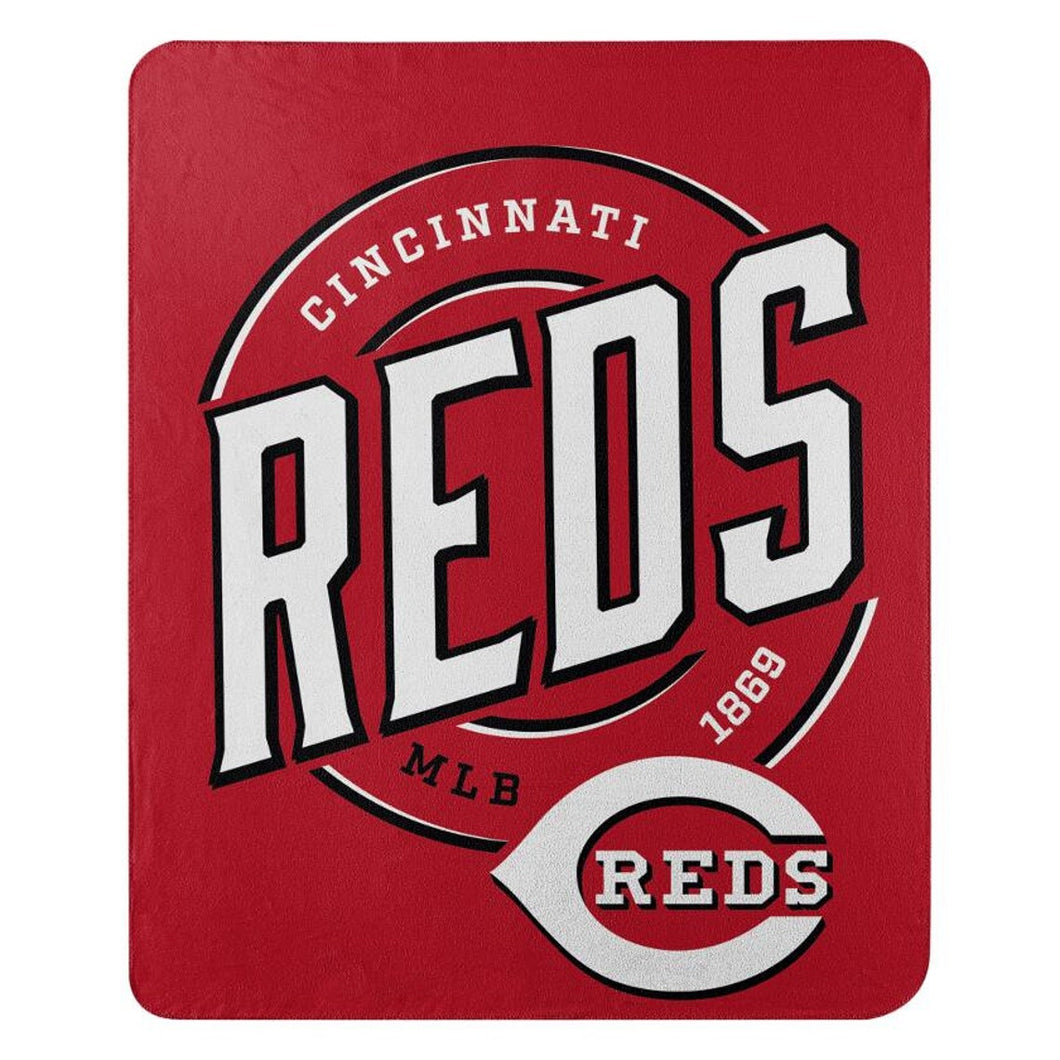 Cincinnati Reds Campaign Design Fleece Blanket