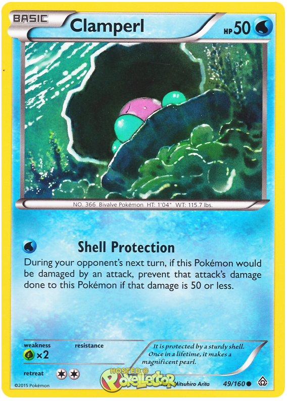 XY Primal Clash 049  Clamperl