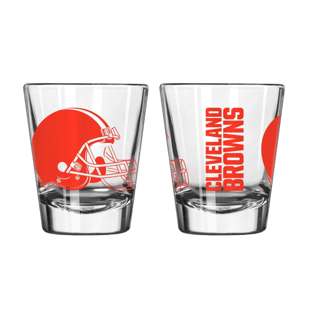 Cleveland Browns Gameday Shot Glasses 2oz. 2-Pack