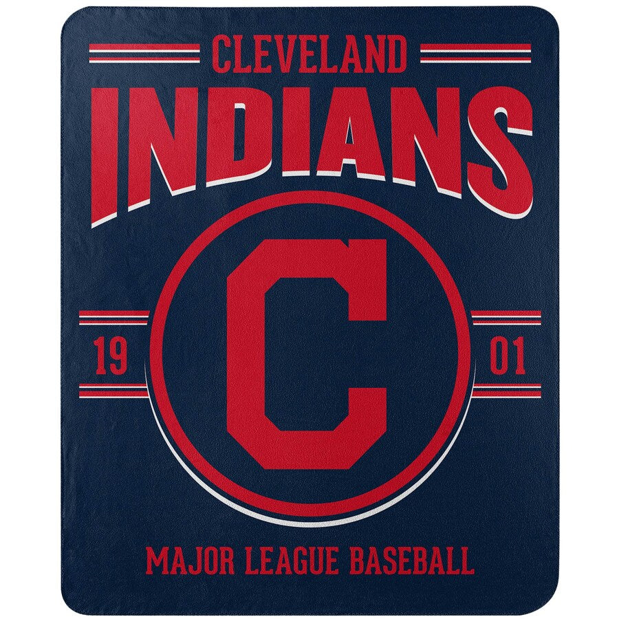 Cleveland Indians Southpaw Design Fleece Blanket