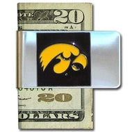 Iowa Hawkeyes Stainless Steel Money Clip