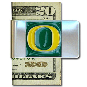 Oregon Ducks Stainless Steel Money Clip