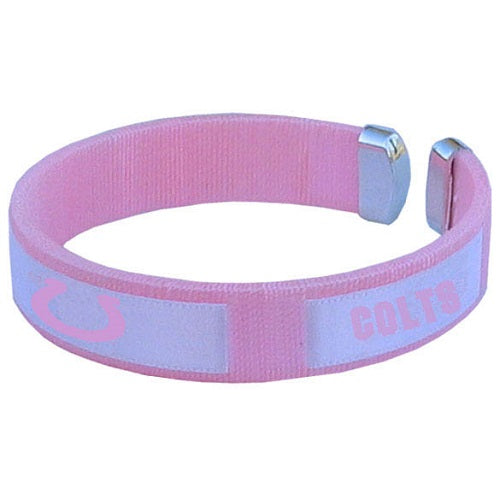Indianapolis Colts Fan Band Bracelet - Pink