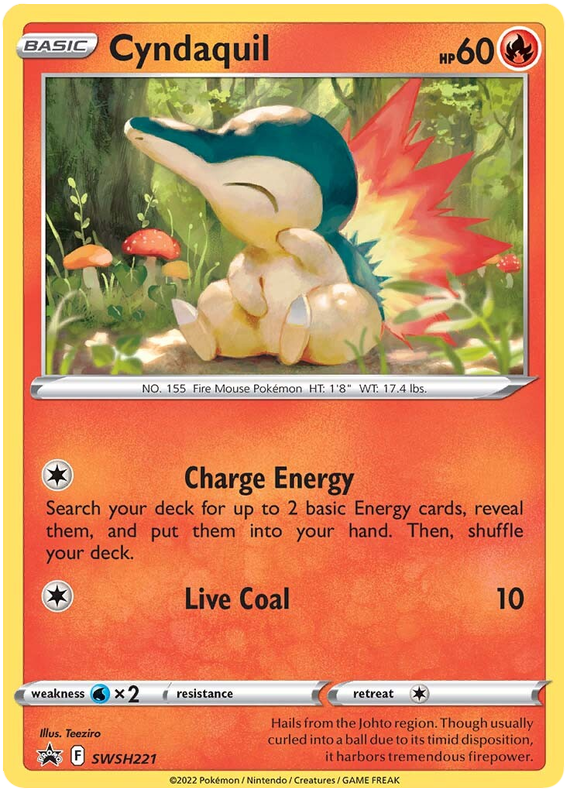 Sword and Shield Sword & Shield Promos 221  Cyndaquil