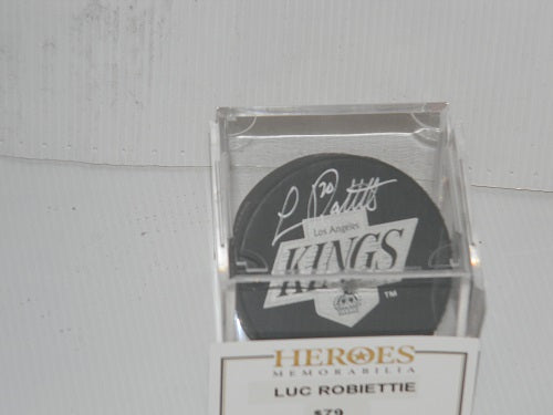 Luc Robitaille Signed Autographed Los Angeles Kings Puck