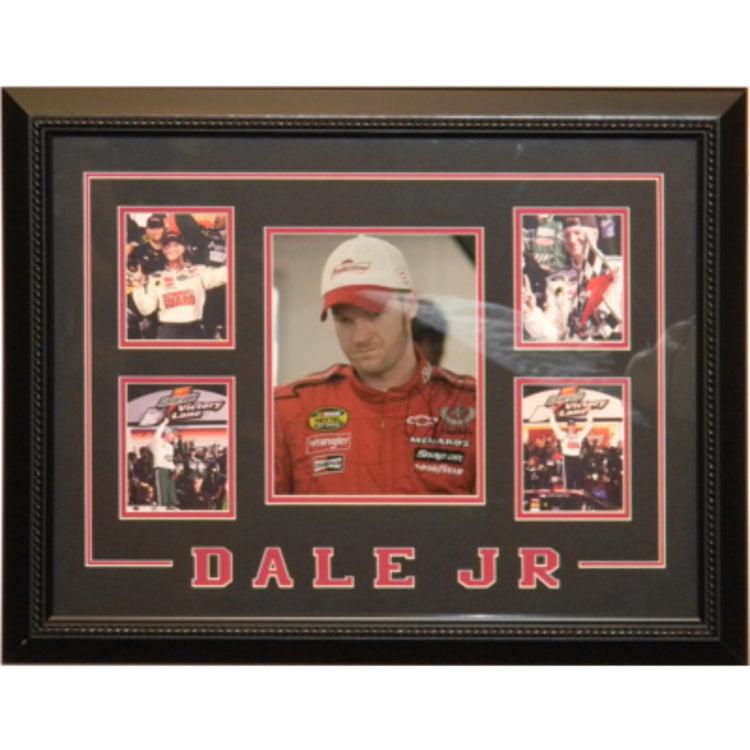 Dale Earnhardt Jr. Signed Autographed 8x10 Framed Collage
