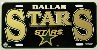 Dallas Stars License Plate