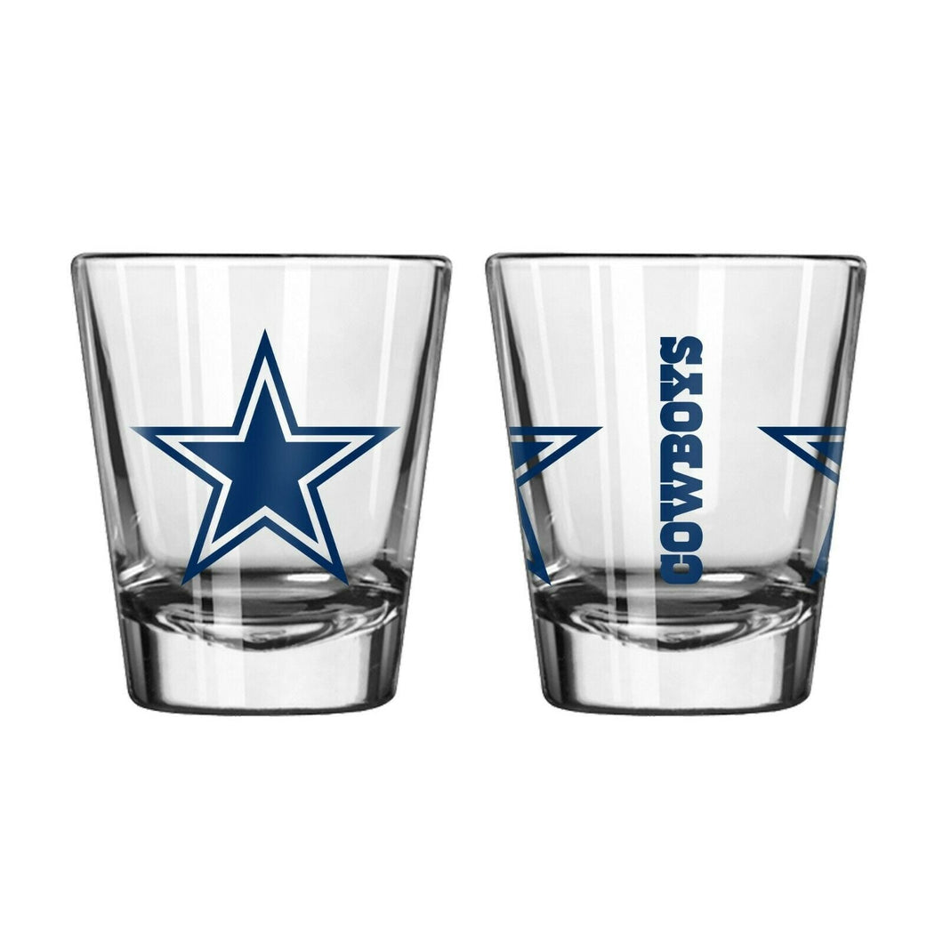 Dallas Cowboys Gameday Shot Glasses 2oz. 2-Pack
