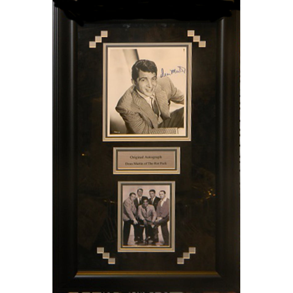 Dean Martin Autographed 8x10 Framed