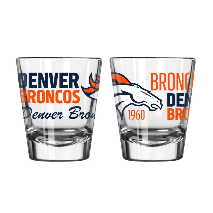 Denver Broncos Spirit Shot Glass 2 Oz.