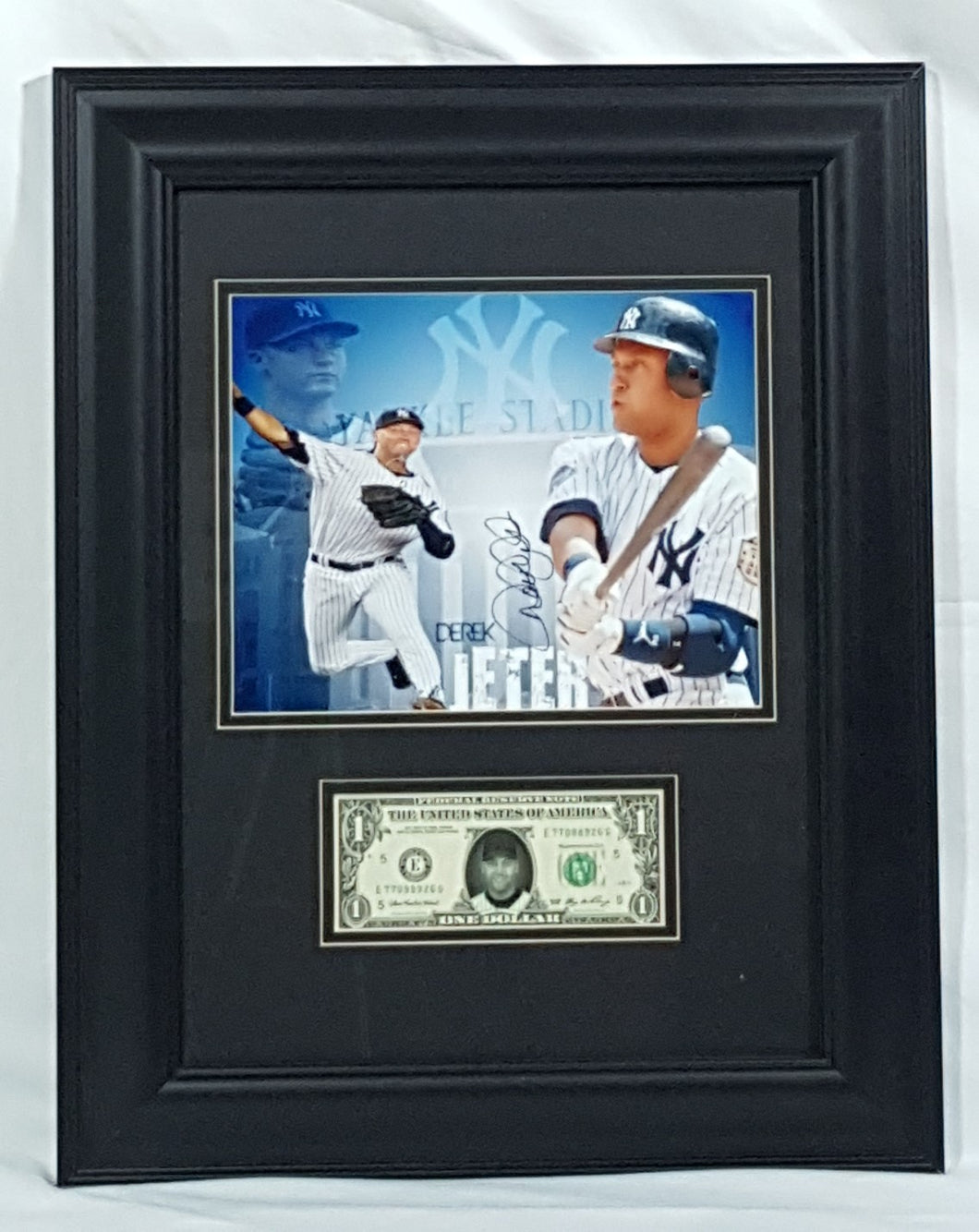 Derek Jeter New York Yankees Signed Autographed 8x10 Framed
