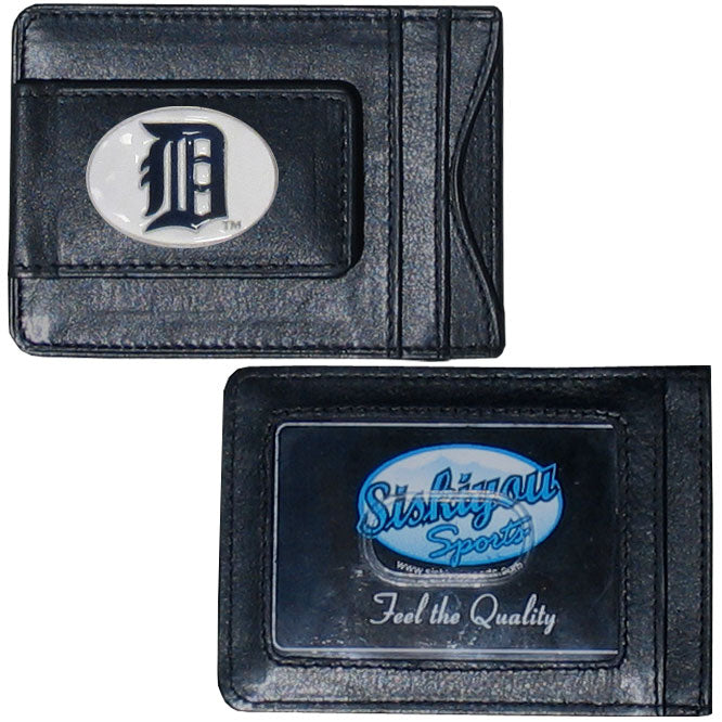Detroit Tigers Leather Cash & Cardholder