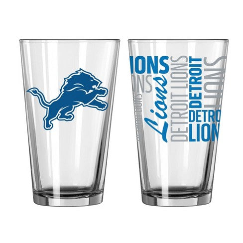 Detroit Lions 16 Oz. Spirit Pint Glass