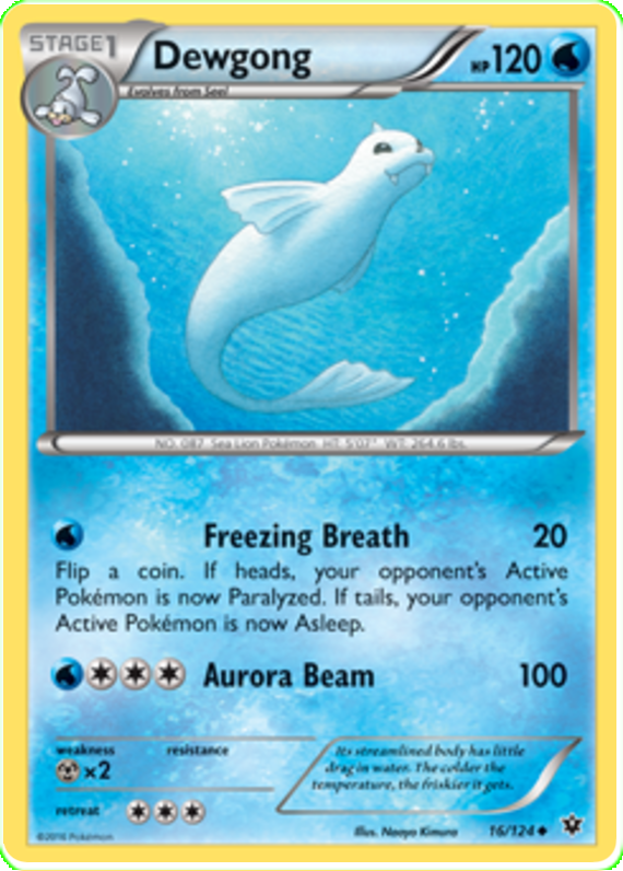 XY Fates Collide 016  Dewgong